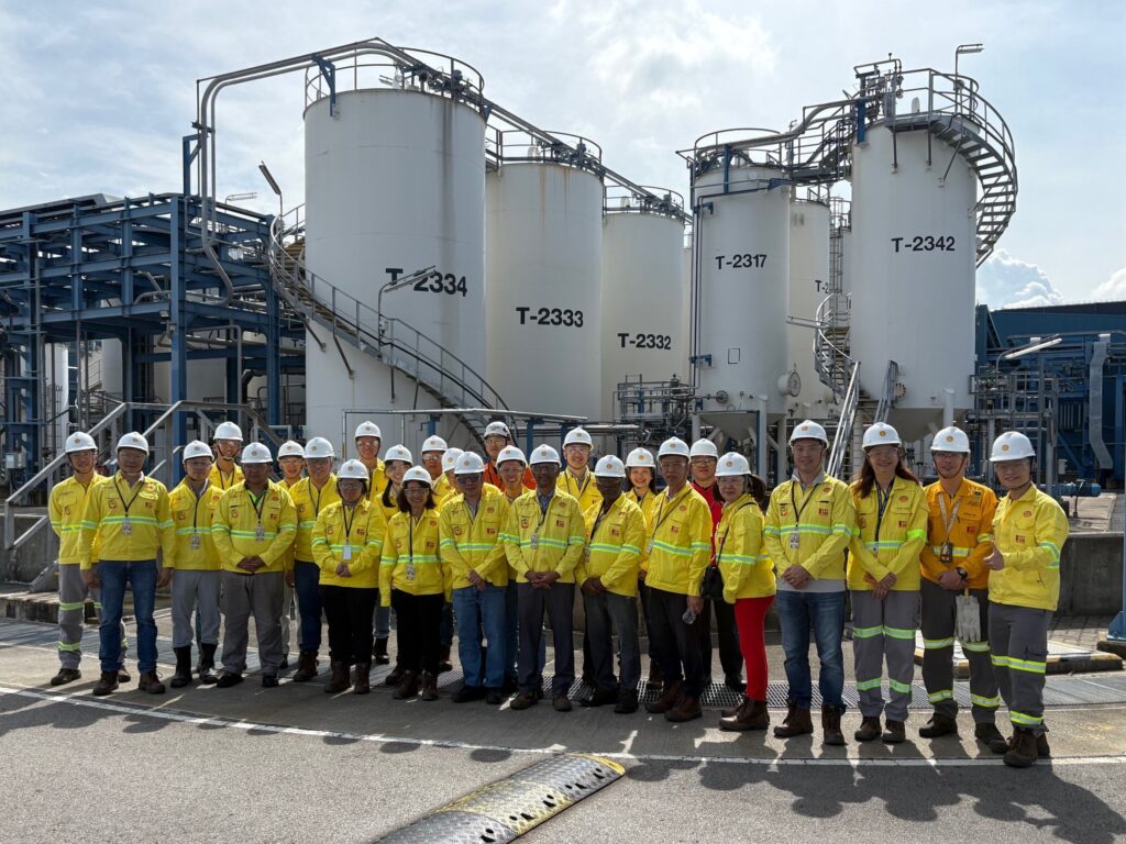Mecpec visiting Shell’s lubricant manufacturing facility to gain insights into quality assurance processes.